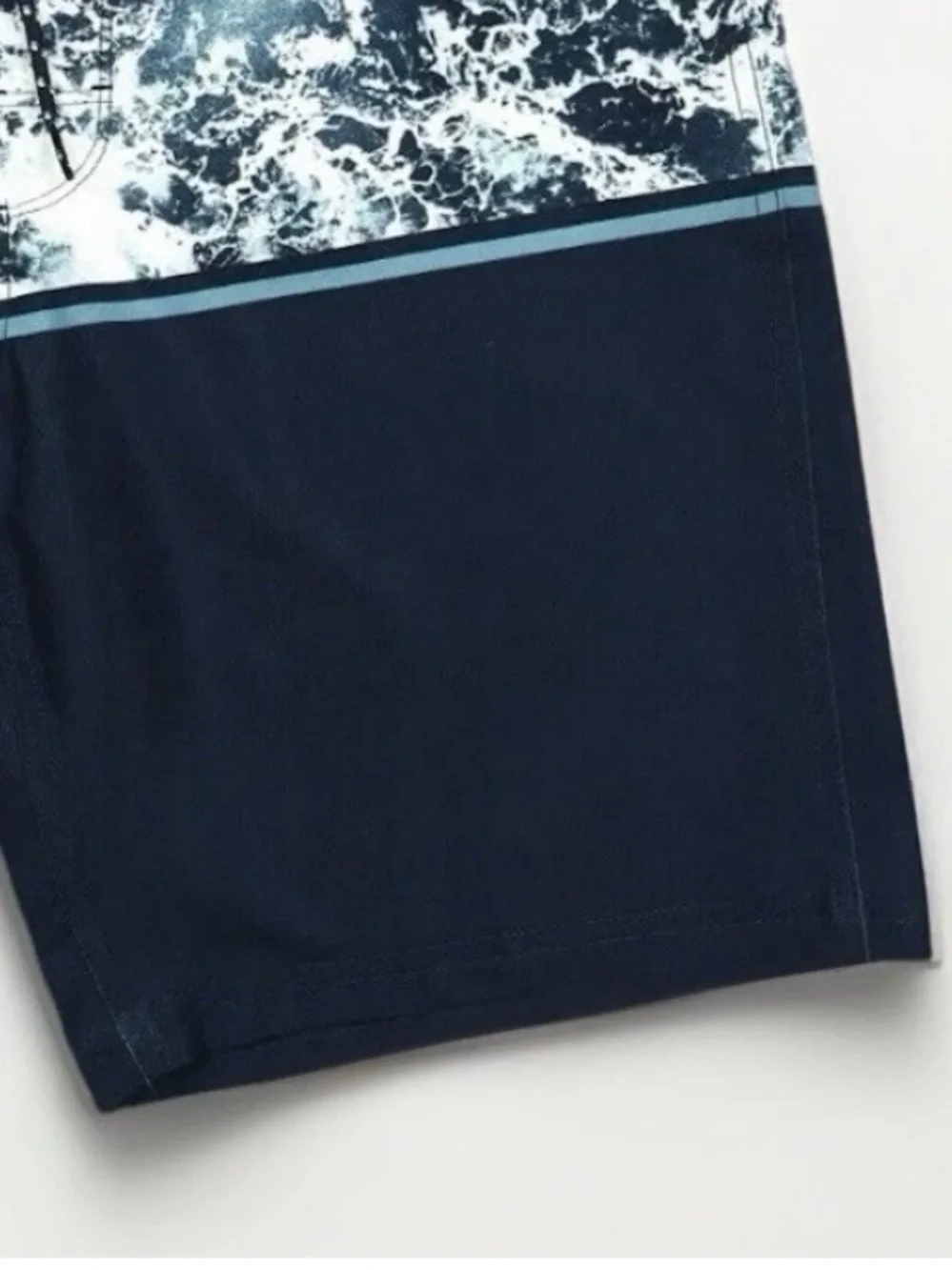 Old Navy Board Shorts Men’s Size 30 Blue White Beach Surf Swim Trunks UPF NWT